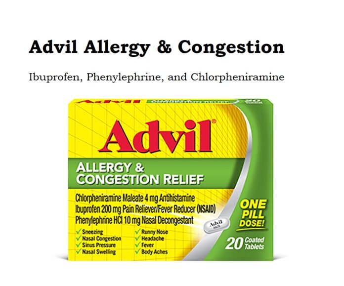 Advil Allergy Congestion Relief Otc