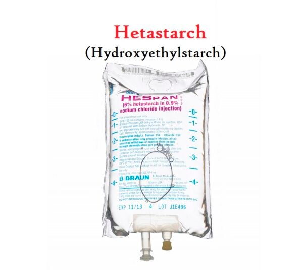 Hetastarch Hydroxyethyl Starch Uses Dose Moa Brands