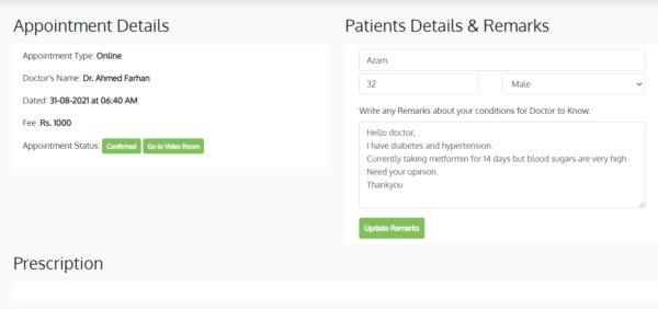 online appointment dr. ahmed farhan select the day and time confirm enter email pay screenshot details confirm